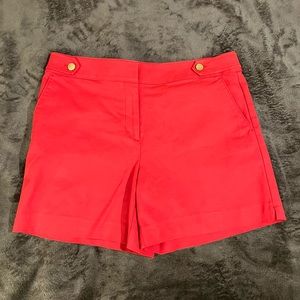 Loft High Waist Red Short